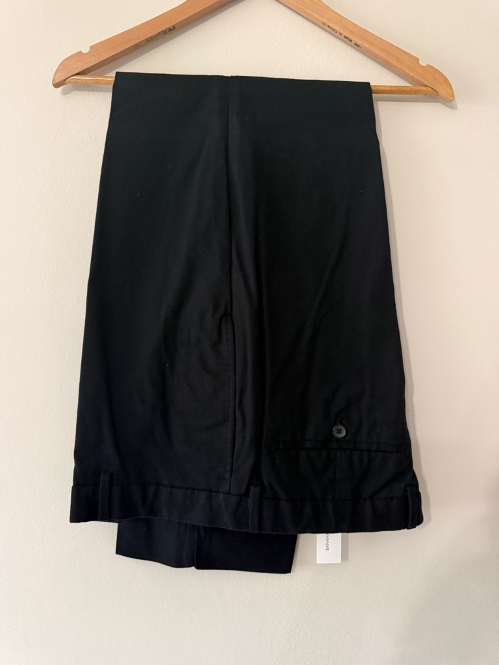 Banana Republic Dress Pants 36x32 Black Slim Fit NEW With Tags